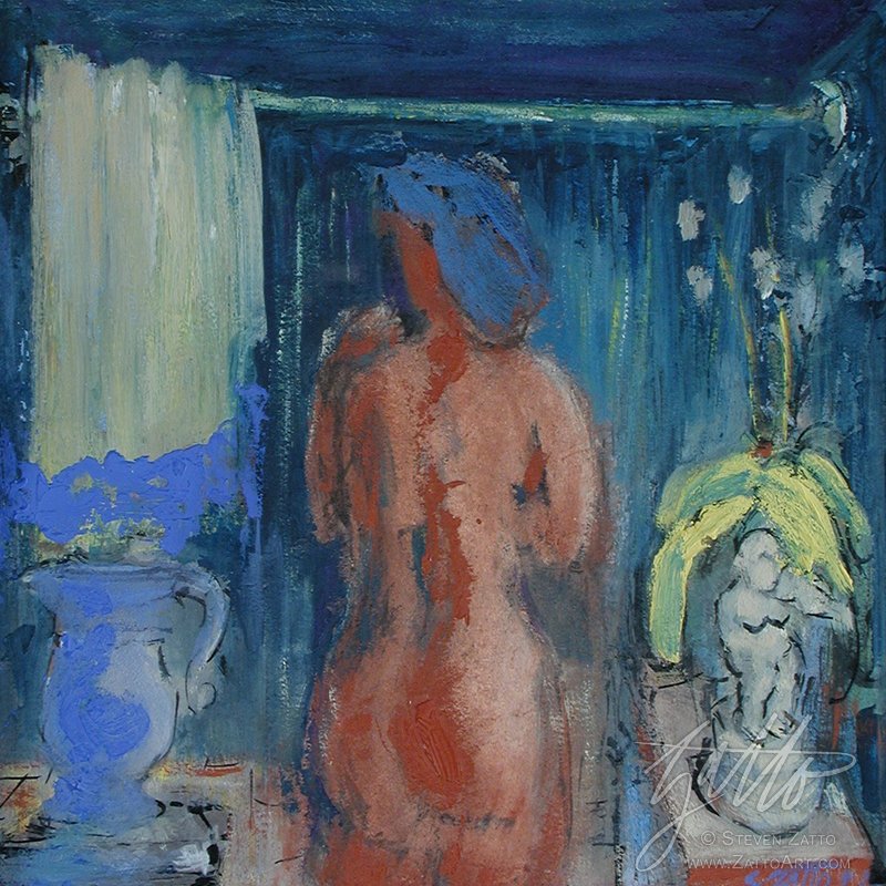 Blue Bather