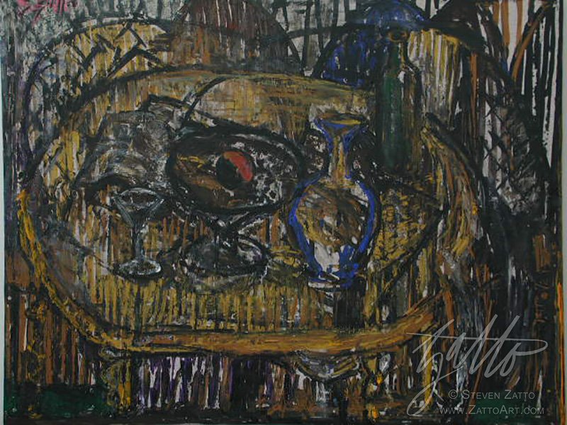 Still Life with Rattan