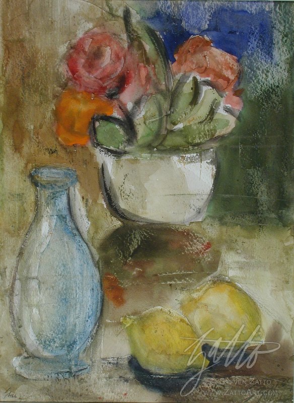 Still Life with Roman Glass