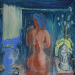 Blue Bather