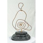 Kneeling Woman Howling Man