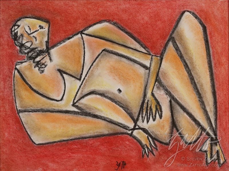 Male Figure in Repose