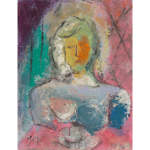 Porcelain Bust of a Woman
