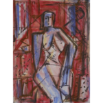 Red Female Figure