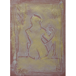 Seated Nude Venetian Red