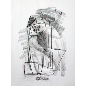 Still Life with Shamisen Jug and Book